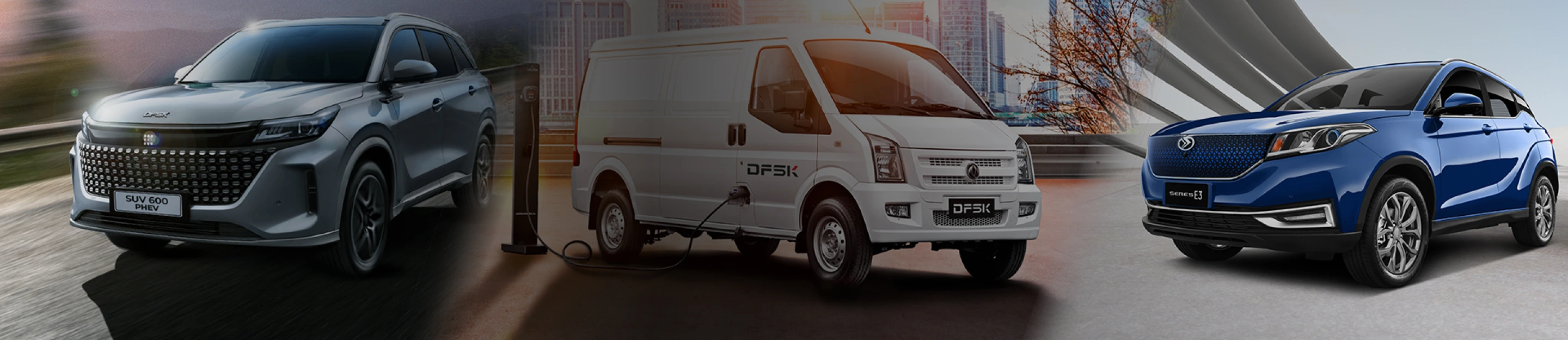 Vehículos eléctricos e híbridos de DFSK en Chile 